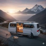 2026 Kia Camper Van luxury interior and exterior design for road trip and camping