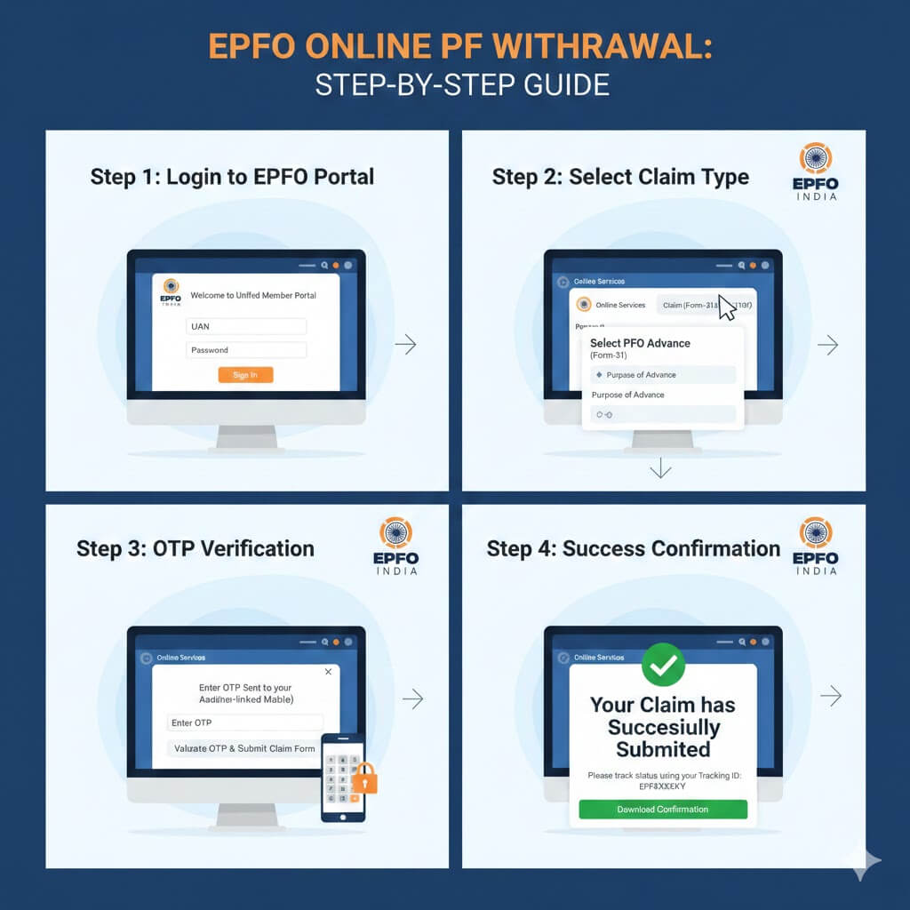 EPFO passbook balance check online